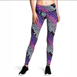 VICTORIAS SECRET leggings VSX geometric knockout full length XS‎